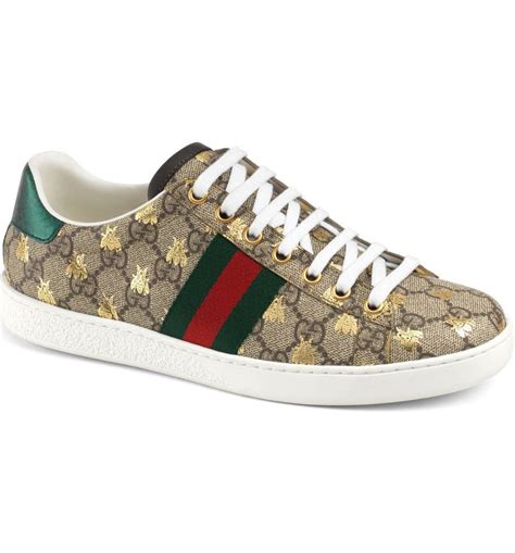 gucci ace sneakers ladies|Gucci bee sneakers women's.